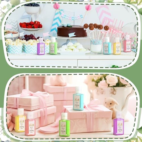 Gejoy 48 Pcs Jungle Animal Hand Sanitizer Party Favors