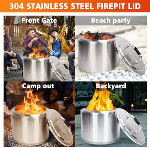 Hisencn Fire Pit Lid for Solo Stove Yukon 27 Inches