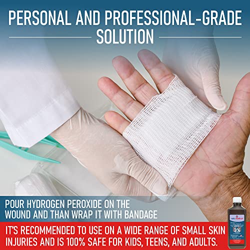 32 oz Hydrogen Peroxide First Aid Antiseptic Cleaner 3 USP