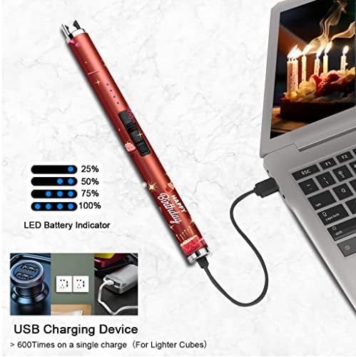 SUPRUS Flameless Arc USB Lighter with Safety Switch