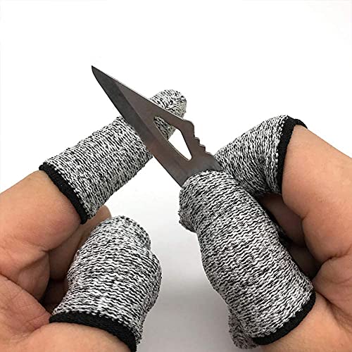 60 Piece Cut Resistant Finger Cots for Kitchen Work Sculpture
