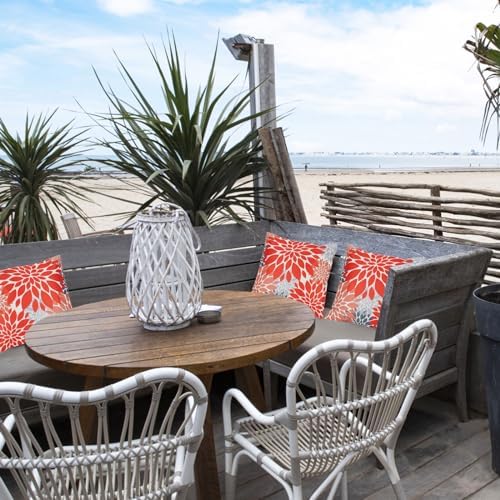 Waterproof Outdoor Throw Pillows Set of 2