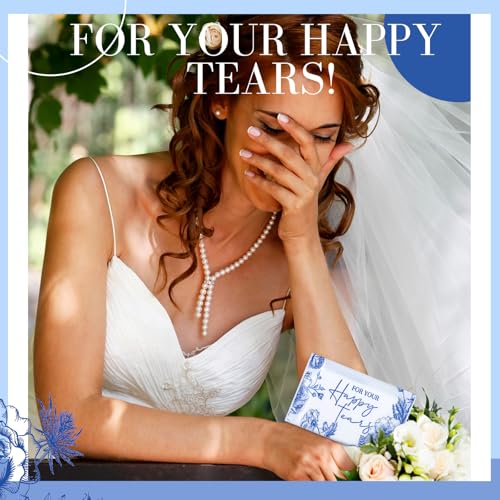 Yinder 60 Pack Pocket Tissues for Wedding Guests