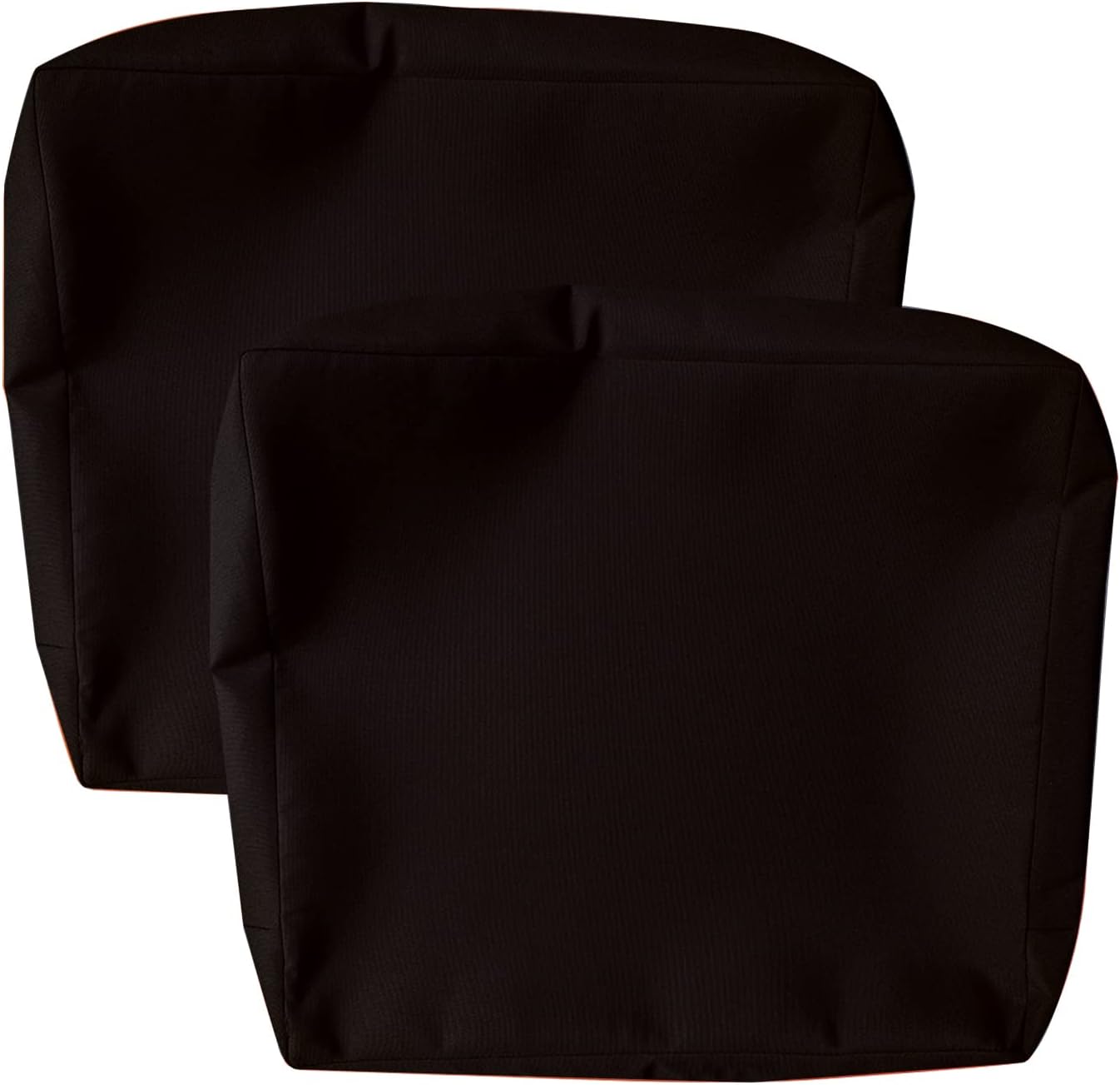 Cinnamonee 2 Pack Black Water Resistant Cushion Covers
