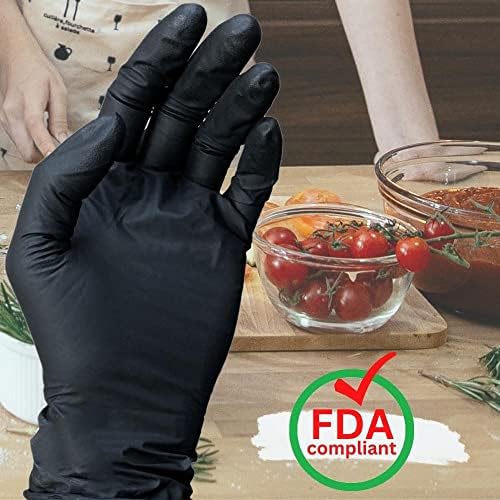 PSBM Black Nitrile Disposable Gloves 1000 Count