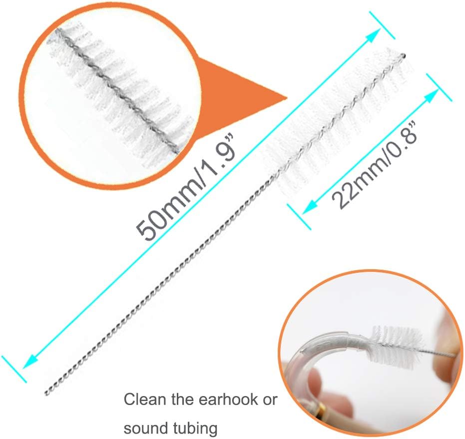 8-Piece Hearing Aid Cleaning Tool Kit with Case