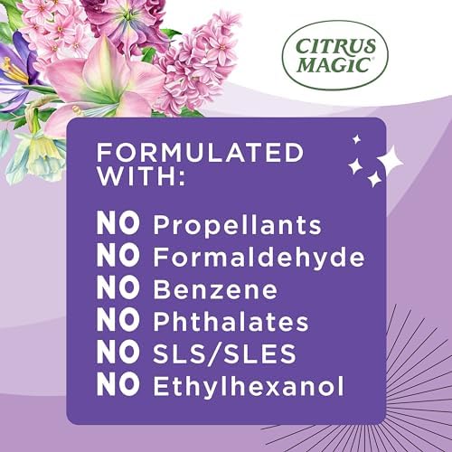 Citrus Magic Garden Party Air Freshener Spray 3-Ounce Pack of 3