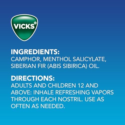 Vicks VapoInhaler Portable Non-Medicated Nasal Inhaler