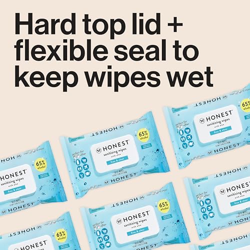 The Honest Company Fragrance Free Alcohol Wipes 150 Count