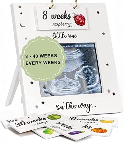 Sonogram Picture Frame Pregnancy Tracker Weekly Growth Milestone