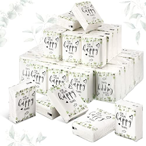 Wedding Tissues for Welcome Bags 3-Ply Mini Travel Size