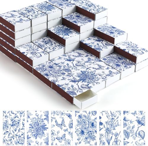 60 Pcs Spring Flower Match Holders Containers