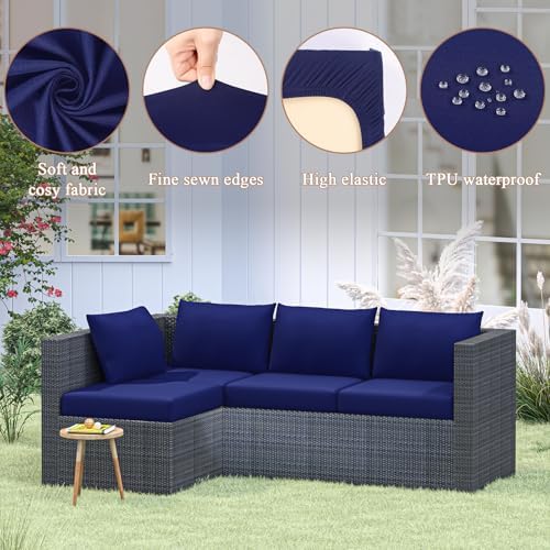 UArtlines 8Pcs Stretch Cushion Covers Replacement