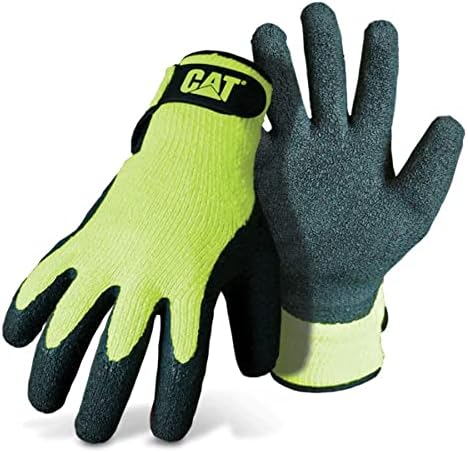 CAT017417J High-Vis String Knit Gloves