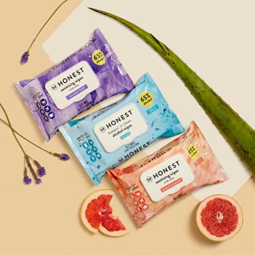 The Honest Company Sanitizing Alcohol Wipes 999 Germs