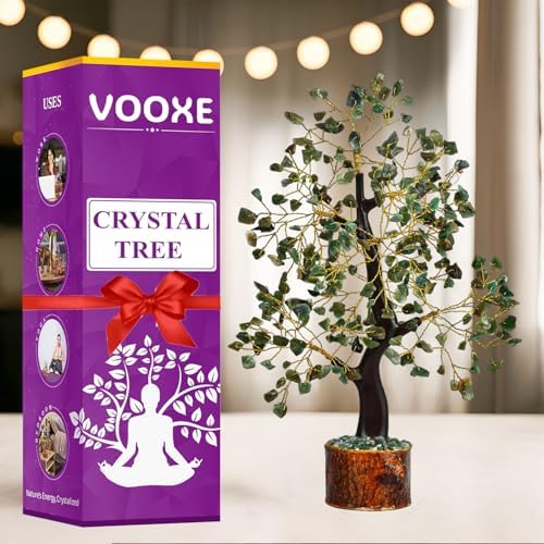 VOOXE Crystal Tree of Abundance Green Aventurine