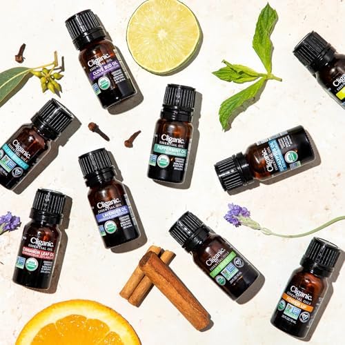 Cliganic USDA Organic Lemon Essential Oil 100 Pure