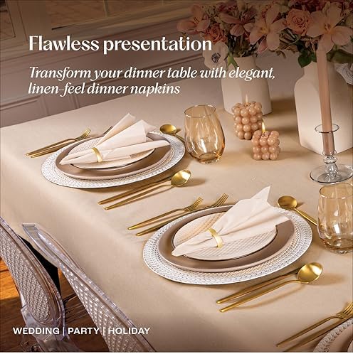 50-Pack Premium Disposable Guest Towels 12 x 17
