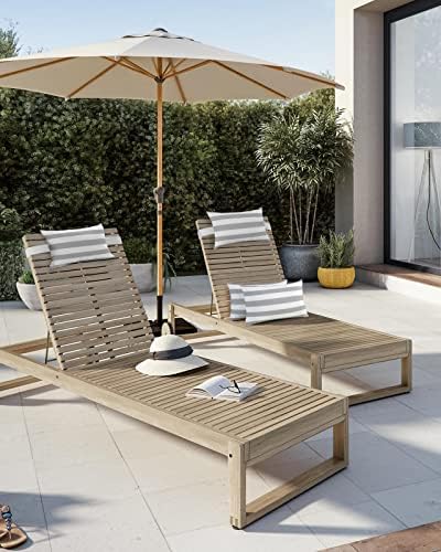 Grey Striped Waterproof Outdoor Pillows with Insert