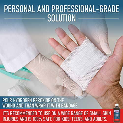 3 Hydrogen Peroxide Solution 16 Oz First Aid Antiseptic Cleaner