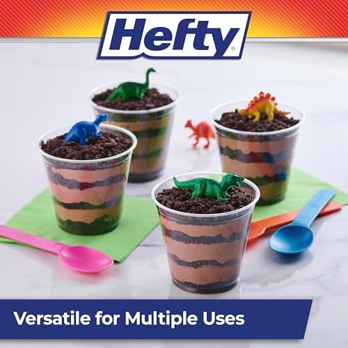 Hefty Party Perfect Clear Plastic Cups 40 Count 9 Ounce