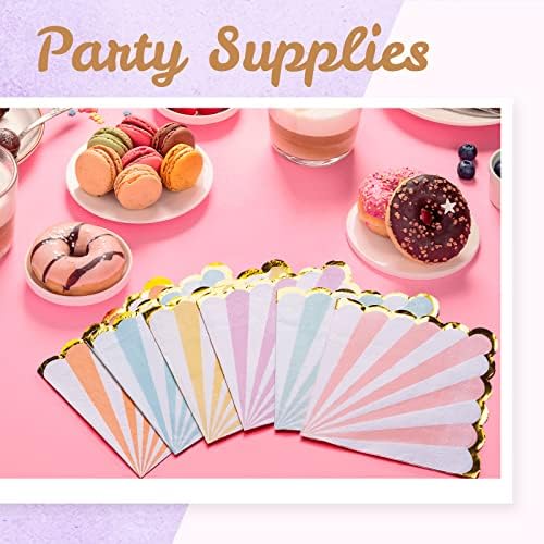 Confettiville Party Paper Napkins with Gold Foil