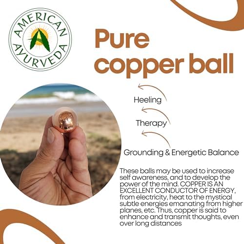 Pure Copper Energy Ball for Meditation and Grounding