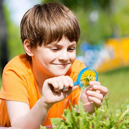 Kingdder 96 Pcs 5 Inch Mini Magnifying Glass for Kids