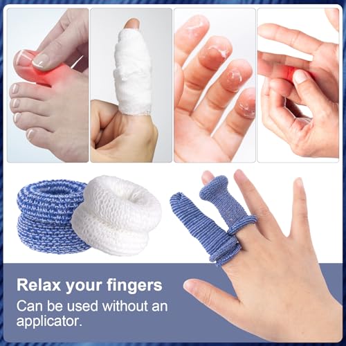 14PCS Finger Bandages for Tips Breathable Finger Cots
