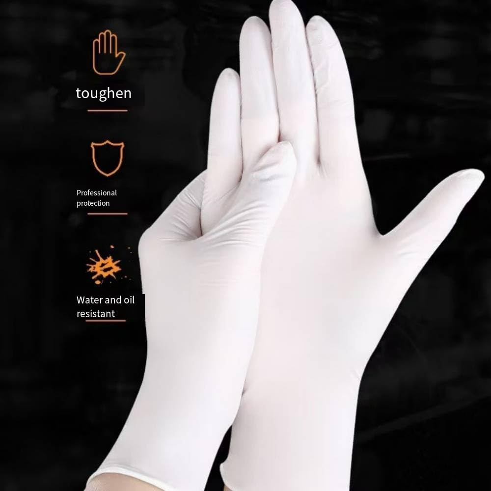 VIBEXIN Food Grade Disposable Rubber Kitchen Gloves