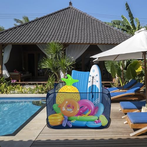 Hahood Pop-up Pool Toy Storage Bin 47x47x31 Inch