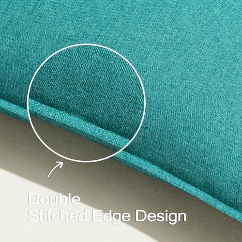 ANRODUO Set of 2 Waterproof Pillow Covers Turquoise