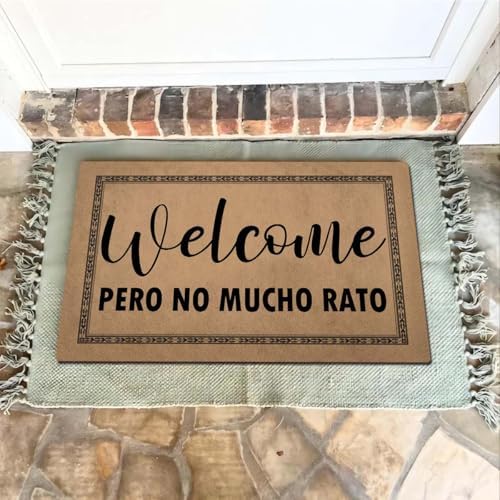 Funny Welcome Rugs with Anti-Slip Rubber Back