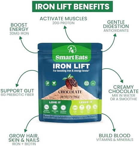 Smart Eats Iron Powder - 30 Scoops Chocolate Flavor