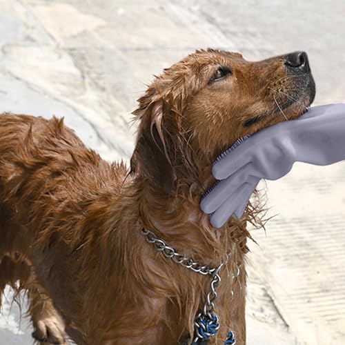 Erice Pet Grooming Gloves Colorful Reusable