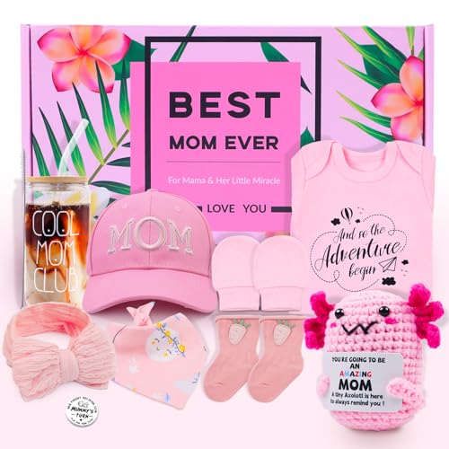 New Mom Pregnancy Gift Care Package for Baby Girl