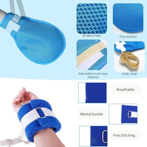 Lmaray Dementia Restraint Gloves 2 Pcs