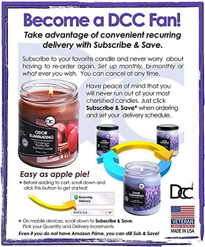Bamboo Odor Eliminating Highly Fragranced Candle