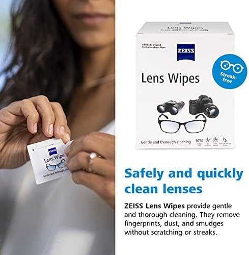 ZEISS Pre-Moistened Lens Wipes 200 Count