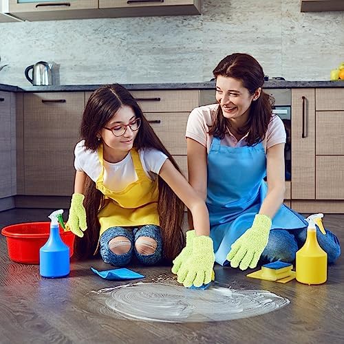 Sibba 2pcs Microfiber Dusting Mitt Gloves for Cleaning