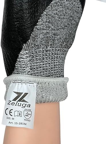 Zeluga 13 Gauge Nitrile Glove with Liner and Micro Foam