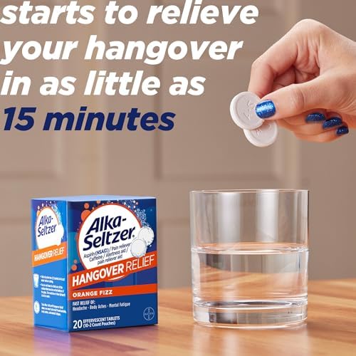 Alka-Seltzer Hangover Relief Tablets 60 Count