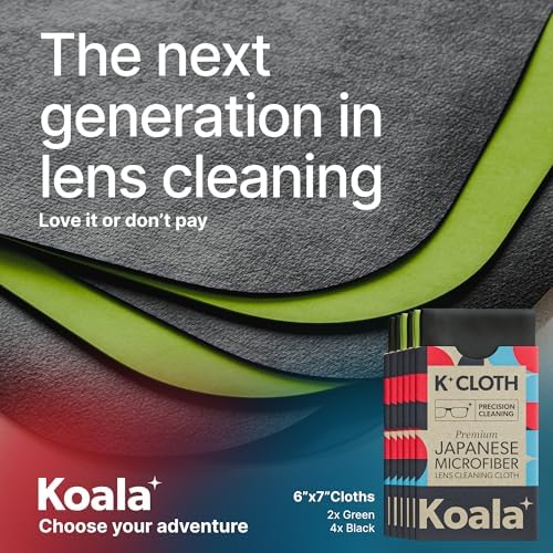 Koala Lens Cleaning Cloth Pack of 6