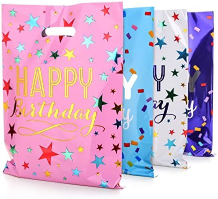 67 x 98inch Happy Birthday Gift Bags 40 PCS B Style