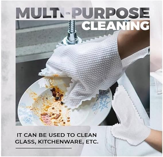 Multi-Purpose Washable Dusting Gloves for Home Cleaning