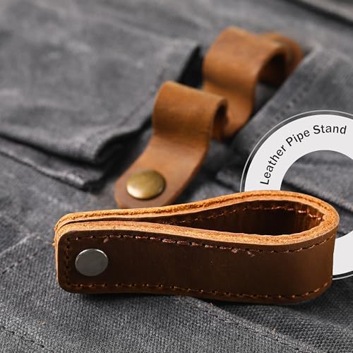 Whitlucks Waxed Canvas Pipe Pouch with Leather Stand 1