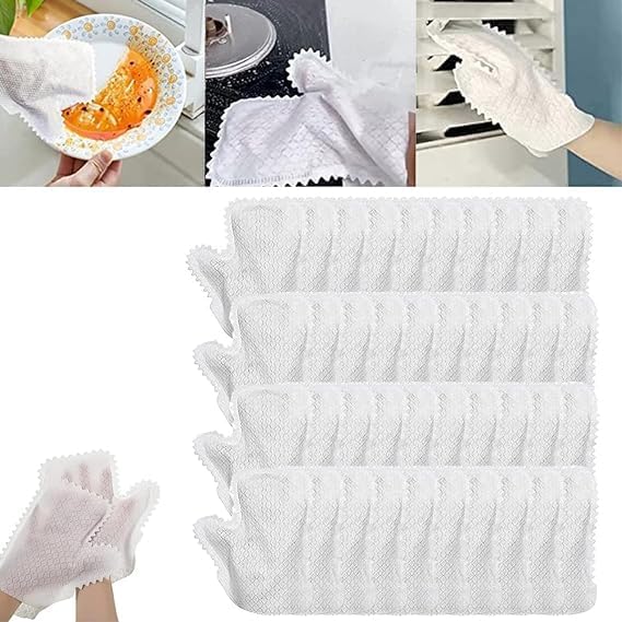 Multi-Purpose Washable Dusting Gloves for Home Cleaning