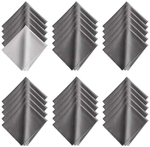 30 Pack Microfiber Cleaning Cloths for Glasses and Lenses