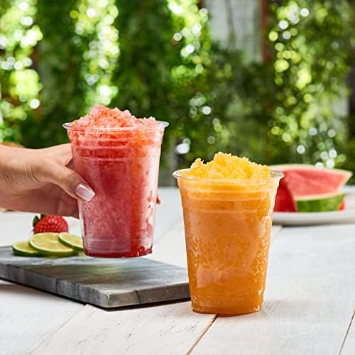 GUSTO 16 oz 100 Pack Clear PET Cups for Party Use