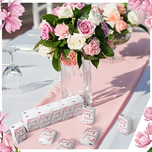 Spiareal 100 Pack Travel Size 3 Ply Tissues with Bible Verses